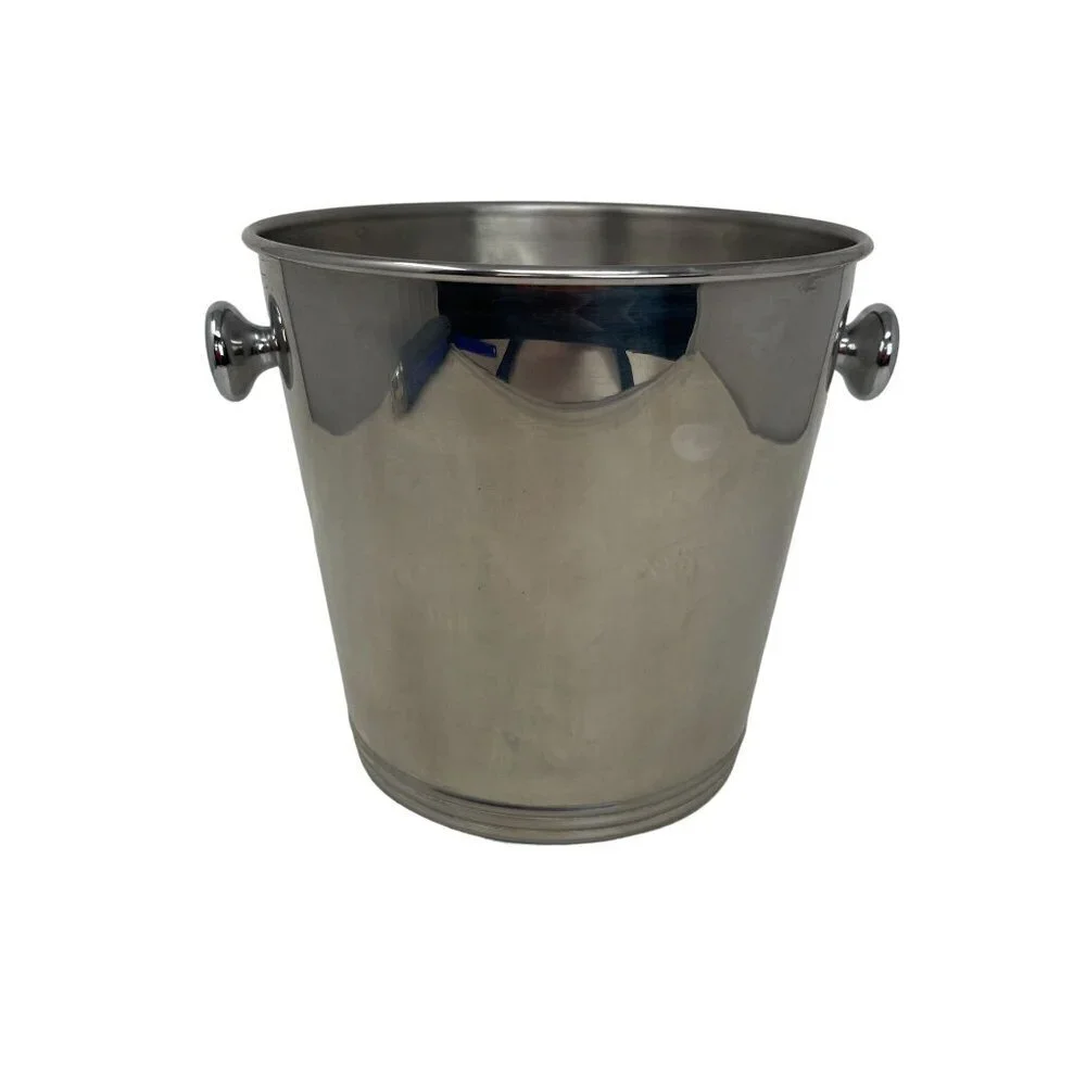 Vintage Williams Sonoma Italian Champagne Wine Cooler Ice Bucket Inox 18/10